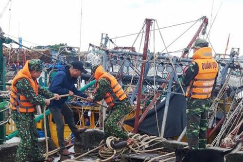 Quảng Ninh bắn 48 quả pháo hiệu báo bão và cấm cầu Bãi Cháy