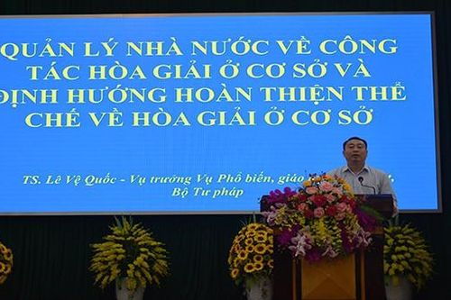 Sở Tư Pháp Phú Thọ tổ chức hội nghị bồi dưỡng tập huấn viên hòa giải