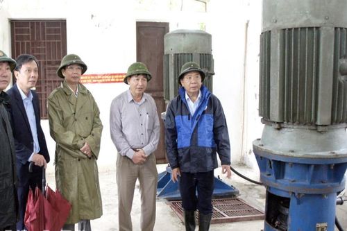 Lãnh đạo tỉnh Ninh Bình kiểm tra công tác phòng, chống lụt bão