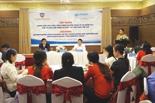 Tập huấn thực hành quyền công tố và kiểm sát các vụ án lạm dụng và bóc lột tình dục trẻ em