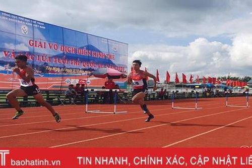 Hà Tĩnh thắng lớn tại Giải Vô địch điền kinh trẻ quốc gia năm 2020