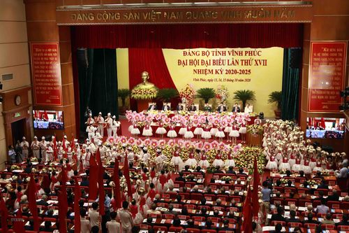 Khai mạc Đại hội Đảng bộ tỉnh Vĩnh Phúc lần thứ XVII