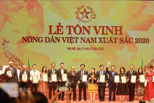 Vinh danh 63 nông dân Việt Nam xuất sắc năm 2020