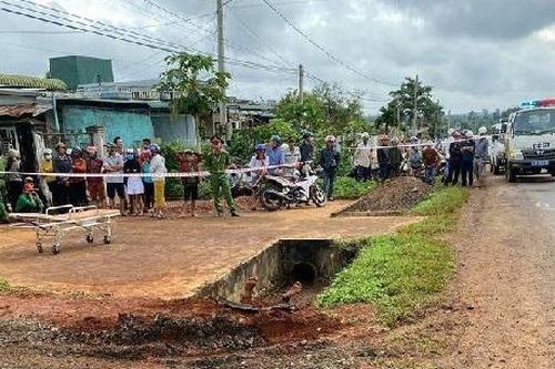 Đắk Lắk: Phát hiện 1 người tử vong dưới rãnh sâu