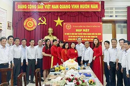 Họp mặt kỷ niệm 72 năm Ngày truyền thống ngành Kiểm tra Đảng