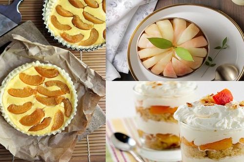 Phát 'cuồng' với những món tráng miệng độc đáo làm từ đào
