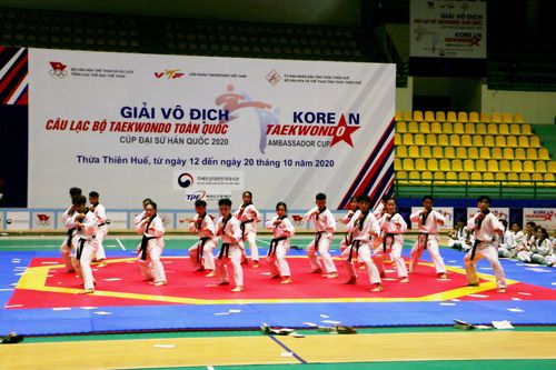 Hơn 730 VĐV dự giải vô địch Taekwondo tranh cúp Đại sứ Hàn Quốc