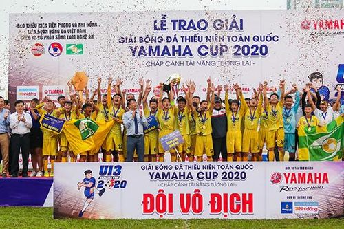 SLNA vô địch giải BĐ Thiếu niên lần thứ 3 liên tiếp