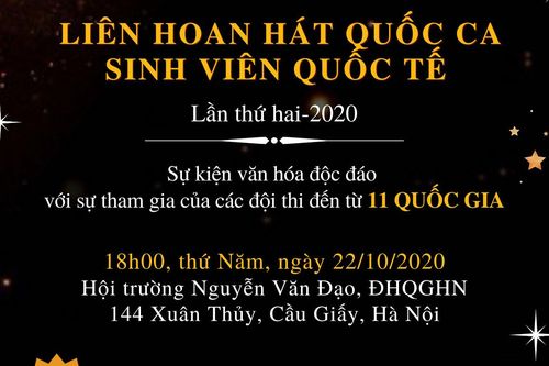 Nhạc sĩ Giáng Son làm giám khảo Liên hoan hát quốc ca sinh viên quốc tế