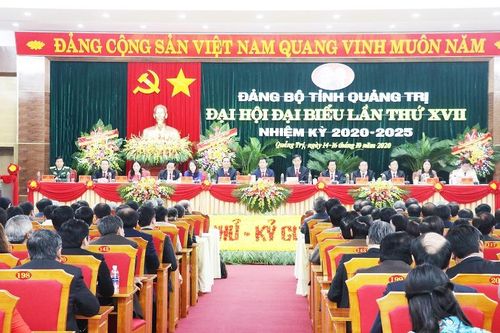 Khai mạc Đại hội Đảng bộ tỉnh Quảng Trị lần thứ 17