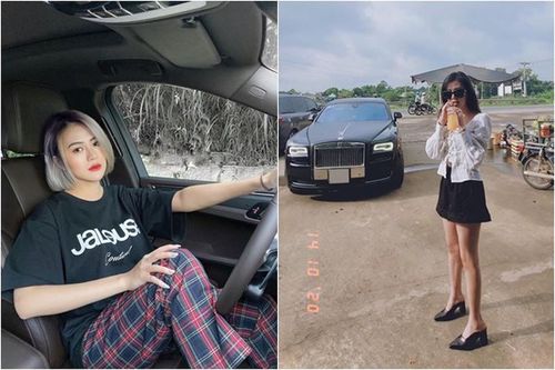 Gái xinh đọ dáng với Rolls Royce, tưởng ai hóa người quen cầu thủ