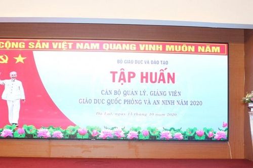 Bộ GD&DT: Tập huấn cán bộ, giảng viên GDQP-AN khu vực phía Nam năm 2020