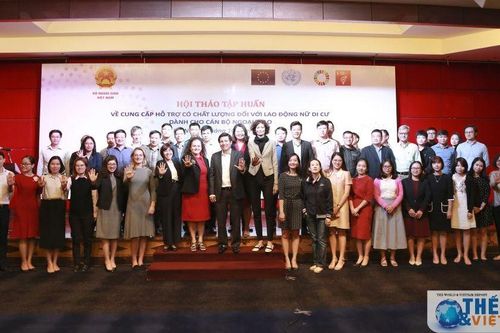 Hội thảo tập huấn về cung cấp hỗ trợ có chất lượng đối với lao động nữ di cư