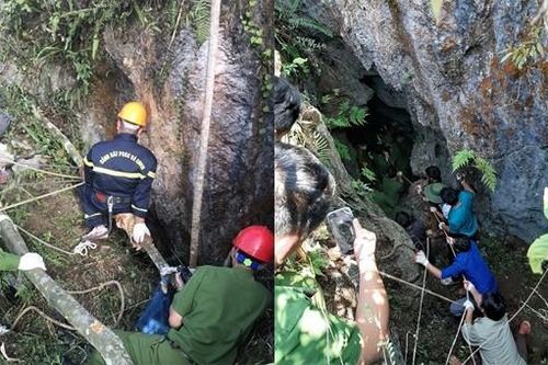 Nam thanh niên trượt chân, tử vong dưới hang sâu gần 150m