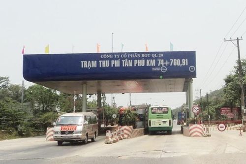 Dừng hoạt động trạm thu phí Tân Phú từ ngày 20/10