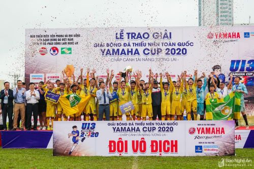 Đánh bại U13 Hải Dương 4-0, Sông Lam Nghệ An 8 lần vô địch Thiếu niên toàn quốc