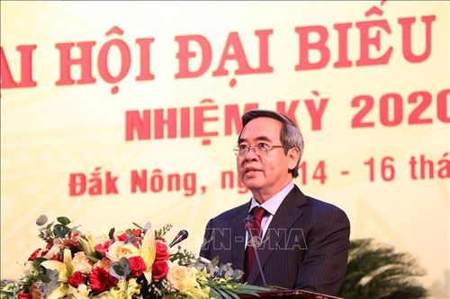 Đồng chí Nguyễn Văn Bình chỉ đạo Đại hội Đảng bộ tỉnh Đắk Nông