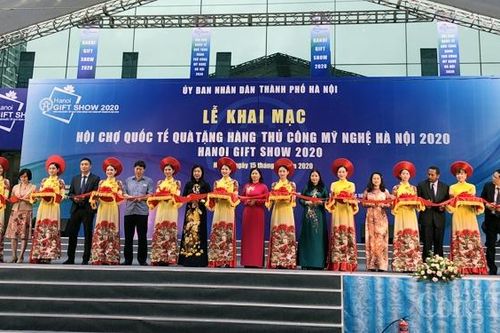 400 gian hàng tham gia Hội chợ quốc tế Quà tặng hàng thủ công mỹ nghệ Hà Nội năm 2020