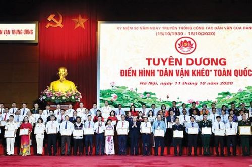 'Dân vận khéo thì việc gì cũng thành công'