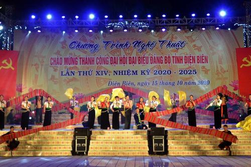 Chương trình nghệ thuật chào mừng thành công Đại hội Đảng bộ tỉnh lần thứ XIV, nhiệm kỳ 2020 - 2025