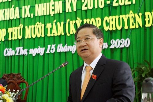 Ông Trần Việt Trường được bầu giữ chức Chủ tịch UBND thành phố Cần Thơ