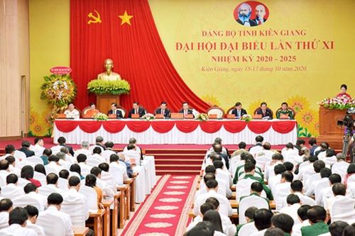 Khai mạc Đại hội Đảng bộ tỉnh Kiên Giang lần thứ 11