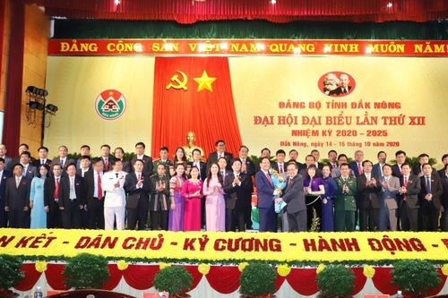 Bế mạc Đại hội Đảng bộ tỉnh Đắk Nông khóa 12