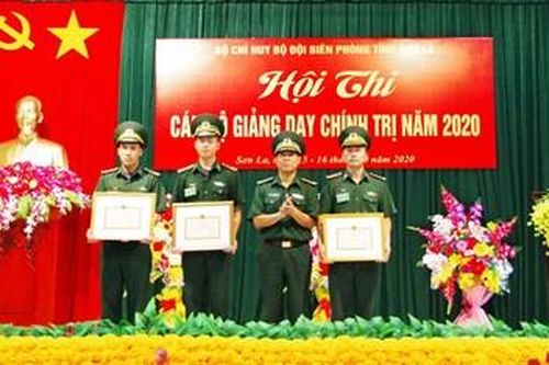 Bộ đội Biên phòng tỉnh Sơn La: Hội thi cán bộ giảng dạy chính trị năm 2020