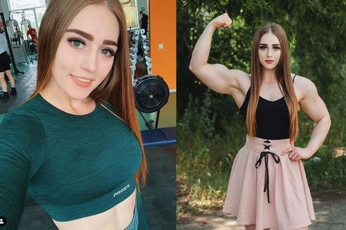 'Búp bê' Nga ăn 7 bữa/ngày để sở hữu cơ bắp cuồn cuộn