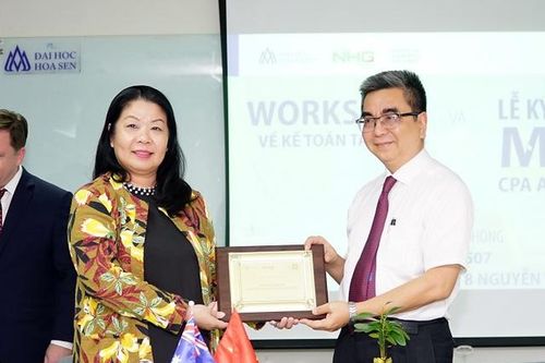 Trường ĐH Hoa Sen ký thỏa thuận hợp tác với Hiệp hội Kế toán Công chứng Úc