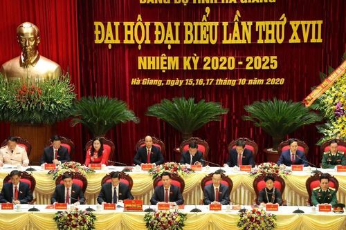 Khai mạc Đại hội đại biểu Đảng bộ tỉnh Hà Giang lần thứ XVII, nhiệm kỳ 2020 – 2025