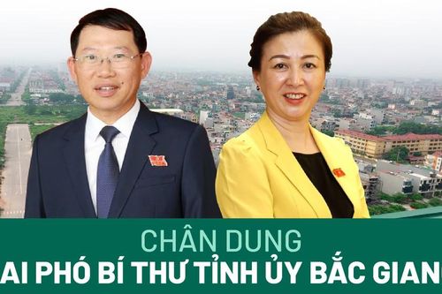 Chân dung hai Phó Bí thư Tỉnh ủy Bắc Giang