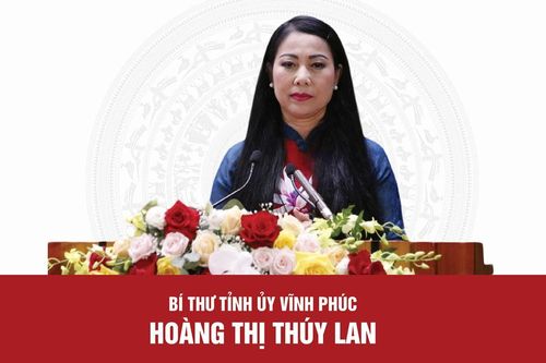 Chân dung nữ Bí thư Tỉnh ủy Vĩnh Phúc Hoàng Thị Thúy Lan