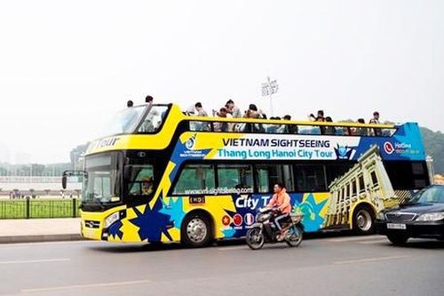 Xe buýt 2 tầng Hà Nội hoạt động trở lại từ sáng 17/10