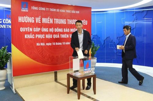 PVEP hướng về miền Trung yêu thương