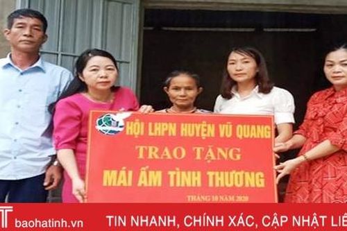 Chăm lo cho bệnh nhân nghèo và phụ nữ có hoàn cảnh khó khăn ở Vũ Quang