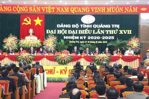 Bế mạc Đại hội Đảng bộ tỉnh Quảng Trị lần thứ XVII