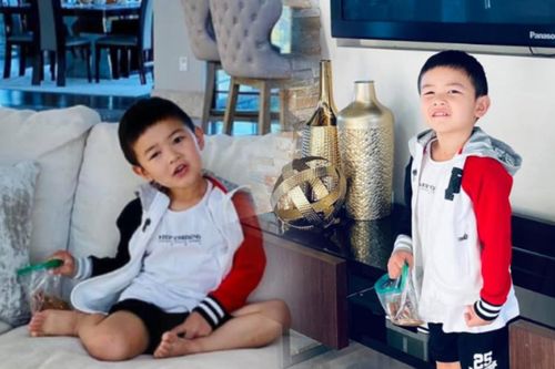 Bà xã Đan Trường khoe ảnh con trai nhưng fan lại bị lóa mắt vì căn biệt thự siêu sang