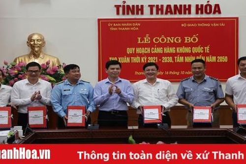 Công bố quy hoạch Cảng Hàng không quốc tế Thọ Xuân thời kỳ 2021 - 2030, tầm nhìn đến năm 2050