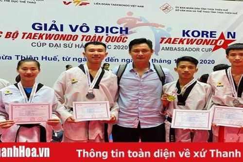 Giành thêm 4 huy chương, Taekwondo Thanh Hóa duy trì phong độ xuất sắc tại giải vô địch CLB toàn quốc