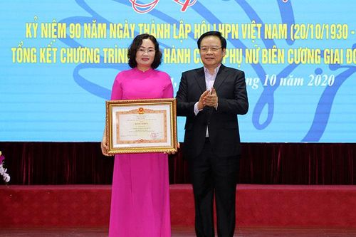 Gặp mặt kỷ niệm 90 năm Ngày Thành lập Hội Liên hiệp Phụ nữ Việt Nam