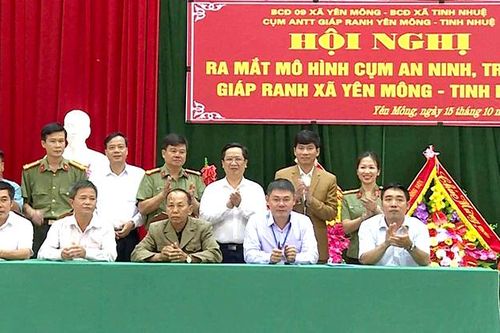Ra mắt cụm an ninh trật tự khu vực giáp ranh