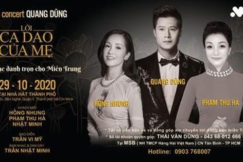 Quang Dũng làm đêm nhạc hướng về miền Trung