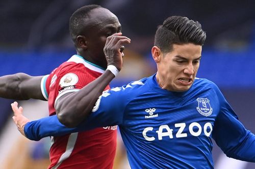 James Rodriguez ghi dấu ấn trong trận derby Merseyside