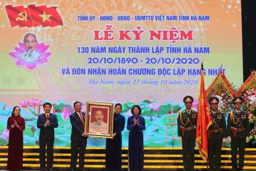 Hà Nam kỷ niệm 130 năm Ngày thành lập tỉnh và đón nhận Huân chương Độc lập hạng nhất