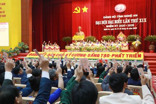 Kết quả bầu Ban Chấp hành Đảng bộ tỉnh Nghệ An khóa 19