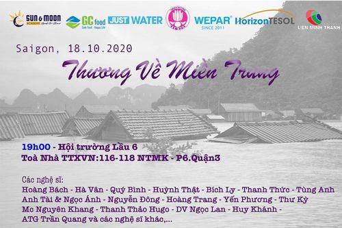 Hoàng Bách, Nguyên Khang và dàn nghệ sỹ trẻ tham gia đêm nhạc ủng hộ đồng bào miền Trung