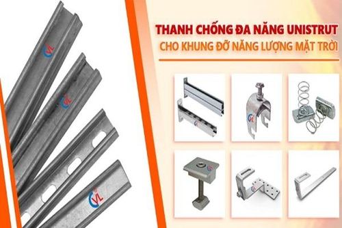 Thanh đa năng Unistrut CVL cho khung đỡ năng lượng mặt trời