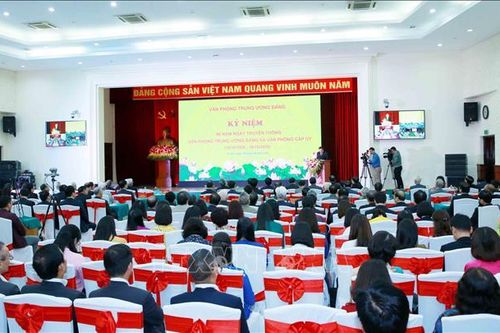 Phát huy truyền thống vẻ vang của Văn phòng Trung ương Đảng và văn phòng cấp ủy