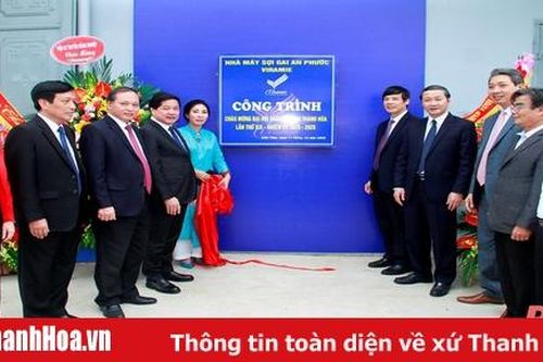 Khánh thành Nhà máy sản xuất sợi dệt An Phước
